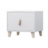 Nočný stolík Figo 7 - biely mat Nočný stolík Figo 7 - biely mat
