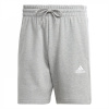 adidas Essentials 3 Stripe Fleece pánske šortky Grey/Black M adidas Essentials 3 Stripe Fleece pánske šortky Grey/Black M