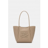 Karl Lagerfeld kabelka typu shopper dámska kožená K/AUTOGRAPH B2W30051 béžová ONE SIZE Karl Lagerfeld kabelka typu shopper dámska kožená K/AUTOGRAPH B2W30051 béžová ONE SIZE