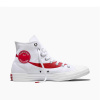Converse Unisex Adults Chuck Taylor All Star Canvas High-Top Trainers White/Racing 9.5 (44.5) Converse Unisex Adults Chuck Taylor All Star Canvas High-Top Trainers White/Racing 9.5 (44.5)