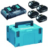 Makita Sada 4 Li-ion akumulátorov 18V 3,0Ah + DC18RD dvojitá nabíjačka + Makita systainer (197970-3) Makita Sada 4 Li-ion akumulátorov 18V 3,0Ah + DC18RD dvojitá nabíjačka + Makita systainer (197970-3)