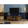 Bighome - TV stolík mango 160x45x50 hnedá olejovaná / tmavá žula LOS ANGELES Bighome - TV stolík mango 160x45x50 hnedá olejovaná / tmavá žula LOS ANGELES