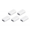 UBNT POE-24-24W-5P, Gigabit PoE Injector, 24V/1A (24W), 5-Pack UBNT POE-24-24W-5P, Gigabit PoE Injector, 24V/1A (24W), 5-Pack