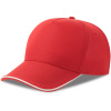 Atlantis Headwear Kšiltovka Recy Five Piping, 5 panelová, sandwich COT33028294199-red/white Červená/bílá UNI Atlantis Headwear Kšiltovka Recy Five Piping, 5 panelová, sandwich COT33028294199-red/white Červená/bílá UNI