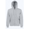 F.O.L. | Classic Hooded Sweat Jacket, Mikina s kapucňou, sivá Heather, 3XL F.O.L. | Classic Hooded Sweat Jacket, Mikina s kapucňou, sivá Heather, 3XL