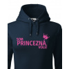 Dámská mikina Som princezná, vole, Barva Tmavá modrá, Velikost 2XL Bezvatriko.cz 0399 Dámská mikina Som princezná, vole, Barva Tmavá modrá, Velikost 2XL Bezvatriko.cz 0399