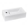 Glacera Umývátko Bigio 50x25 cm otvor pro baterii vlevo BG5025L Glacera Umývátko Bigio 50x25 cm otvor pro baterii vlevo BG5025L