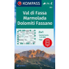 Val di Fassa Marmolada Dolomiti Fassane 1:25 000 turistická mapa KOMPASS 650 Val di Fassa Marmolada Dolomiti Fassane 1:25 000 turistická mapa KOMPASS 650