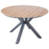 ROJAPLAST Záhradný stôl, hliníkový, okrúhly GIVERNY, 120 cm ROJAPLAST Záhradný stôl, hliníkový, okrúhly GIVERNY, 120 cm