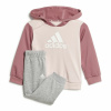 Detská tepláková súprava Adidas Essentials Colorblock Sivá Ružová Detská tepláková súprava Adidas Essentials Colorblock Sivá Ružová