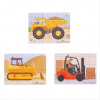 Bigjigs Toys puzzle 3v1 stavební stroje Bigjigs Toys puzzle 3v1 stavební stroje