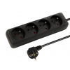 Prodlužovací kabel bez vypínače BLOW 98-064, 4zásuvky 3m, 3x1,5, černá Prodlužovací kabel bez vypínače BLOW 98-064, 4zásuvky 3m, 3x1,5, černá