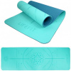 Podložka LIFEFIT® YOGA MAT RELAX DUO, 183x58x0,6cm, tyrkysová Podložka LIFEFIT® YOGA MAT RELAX DUO, 183x58x0,6cm, tyrkysová