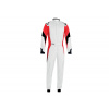 Závodní kombinéza Sparco Competition, homologace FIA, barva: bílo-červená, velikost: 58 Závodní kombinéza Sparco Competition, homologace FIA, barva: bílo-červená, velikost: 58