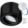 Povrchová montáž HALOGEN TUBE Spot Moving Round Black 50mm + LED 5W 6500K kazeta AMAT-S LUMILED Povrchová montáž HALOGEN TUBE Spot Moving Round Black 50mm + LED 5W 6500K kazeta AMAT-S LUMILED