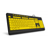 CONNECT IT FOR HEALTH CONTRAST klávesnice s velkým fontem, USB, CZ + SK verze, ŽLUTÁ/ČERNÁ CONNECT IT FOR HEALTH CONTRAST klávesnice s velkým fontem, USB, CZ + SK verze, ŽLUTÁ/ČERNÁ