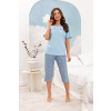 Pyžamo Regina 4006 kr/r M-XL L26 Modrá L Pyžamo Regina 4006 kr/r M-XL L26 Modrá L