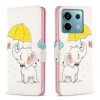 Peňaženkové kožené puzdro Drawing na Xiaomi Redmi Note 13 Pro - Umbrella Elephant Peňaženkové kožené puzdro Drawing na Xiaomi Redmi Note 13 Pro - Umbrella Elephant