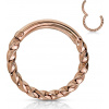 Oceľový segment s otváraním špirála 2 Farba: Rosegold Oceľový segment s otváraním špirála 2 Farba: Rosegold