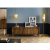 Bighome - Príborník mango 185x45x65 hnedý olejovaný / tmavá žula LOS ANGELES Bighome - Príborník mango 185x45x65 hnedý olejovaný / tmavá žula LOS ANGELES