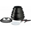 Tefal Ingenio Unlimited L76390, Súprava na vyprážanie, Čierna, Hliník, Čierna, Termo indikátor, Keramický, Plyn, Halogén, Indukčná Tefal Ingenio Unlimited L76390, Súprava na vyprážanie, Čierna, Hliník, Čierna, Termo indikátor, Keramický, Plyn, Halogén, Indukčná