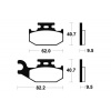 Brembo (Itálie) Zadné brzdové doštičky Brembo - Bombardier Traxter Max Left/Rear, 500ccm - 03>05 Brembo (Itálie) Zadné brzdové doštičky Brembo - Bombardier Traxter Max Left/Rear, 500ccm - 03>05