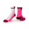 Vavrys Trek Cyklistické ponožky 2-pack pink-white 43-45 EU Vavrys Trek Cyklistické ponožky 2-pack pink-white 43-45 EU