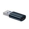 Mini adaptér Baseus Ingenuity Series USB 3.1 OTG na USB-C modrý (ZJJQ000103)