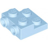 99206 Bright Light Blue Plate, Modified 2 x 2 x 2/3 with 2 Studs on Side (Světle modrá deska, modifikovaná 2 x 2 x 2/3 se 2 kolíky na boku) 99206 Bright Light Blue Plate, Modified 2 x 2 x 2/3 with 2 Studs on Side (Světle modrá deska, modifikovaná 2 x 2 x 2/3 se 2 kolíky na boku)