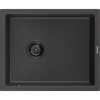 Mexen Pedro granitový kuchynský drez 1-komorový 560 x 460 mm, čierny škvrnitý, čierny sifón - 6508561000-76-B Mexen Pedro granitový kuchynský drez 1-komorový 560 x 460 mm, čierny škvrnitý, čierny sifón - 6508561000-76-B