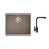 STRONG K-StrongSinks S3 Set drez Hron 530x460mm granit béžová + Batéria Ipoly čierna STRONG K-StrongSinks S3 Set drez Hron 530x460mm granit béžová + Batéria Ipoly čierna
