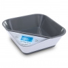Kuchynská váha s miskou ALFA biela/sivá, max 5 kg Kuchynská váha s miskou ALFA biela/sivá, max 5 kg