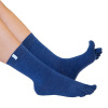 WOOL luxusné vlnené prstové ponožky ToeToe Modrá L 1 pár WOOL luxusné vlnené prstové ponožky ToeToe Modrá L 1 pár