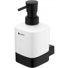 Nimco KIBO čierne dávkovač na tekuté mydlo s keramickou nádobkou, Ki 14031K-T-90 Ki-14031K-T-90 Nimco KIBO čierne dávkovač na tekuté mydlo s keramickou nádobkou, Ki 14031K-T-90 Ki-14031K-T-90
