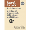 Kritika slov, O věcech obecných čili Zóon politikon - Karel Čapek Kritika slov, O věcech obecných čili Zóon politikon - Karel Čapek