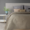Zamatový prehoz na posteľ DIMON v tmavobéžovej farbe Rozmer prehozu (šírka x dĺžka): 70x160cm Zamatový prehoz na posteľ DIMON v tmavobéžovej farbe Rozmer prehozu (šírka x dĺžka): 70x160cm