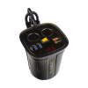 Dvojitá CL zásuvka s 3x USB a voltmetrom 12/24V - do držiaka nápojov Dvojitá CL zásuvka s 3x USB a voltmetrom 12/24V - do držiaka nápojov