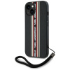 Karl Lagerfeld Saffiano Athleisure Stripes Cord iPhone 15 červené puzdro Karl Lagerfeld Saffiano Athleisure Stripes Cord iPhone 15 červené puzdro