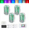 4 KS Bezdrôtová LED Stroboskopická Lampa Výkonná USB S Diaľkovým Ovládaním 4 KS Bezdrôtová LED Stroboskopická Lampa Výkonná USB S Diaľkovým Ovládaním