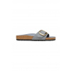 Birkenstock šľapky na plochom podpätku dámske nubukové Madrid Big Buckle 1032090 sivá EUR 36 Birkenstock šľapky na plochom podpätku dámske nubukové Madrid Big Buckle 1032090 sivá EUR 36