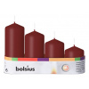 Bolsius Pillar Advent 48 mm 60/80/100/120 mm 4 ks Bolsius Pillar Advent 48 mm 60/80/100/120 mm 4 ks