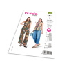 Strih Burda 5914 - Zavinovací overal, top Strih Burda 5914 - Zavinovací overal, top
