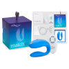 We-Vibe Match - vodotesný, akumulátorový pár vibrátor (modrý) We-Vibe Match - vodotesný, akumulátorový pár vibrátor (modrý)
