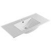 Mereo Nábytkové umývadlo SLIM, 101x46x18 cm, keramické, biele UC10146 Mereo Nábytkové umývadlo SLIM, 101x46x18 cm, keramické, biele UC10146