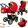 Detský kočík 3v1 BabyLux GoldLux – športový kočík, vanička, autosedačka Detský kočík 3v1 BabyLux GoldLux – športový kočík, vanička, autosedačka