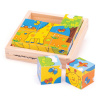 Bigjigs Toys Obrázkové kocky kubusy Safari 9 kociek Bigjigs Toys Bigjigs Toys Obrázkové kocky kubusy Safari 9 kociek Bigjigs Toys