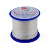 Postriebrený medený drôt 1mm 250g Cu,postriebrené 36m Postriebrený medený drôt 1mm 250g Cu,postriebrené 36m