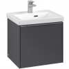 Villeroy & Boch Subway 3.0 Umývadlová skrinka, 47x43x41 cm, 1 zásuvka, grafitová C58000VR Villeroy & Boch Subway 3.0 Umývadlová skrinka, 47x43x41 cm, 1 zásuvka, grafitová C58000VR