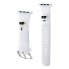 Karl Lagerfeld Karl and Choupette Head NFT Remienok pre Apple Watch - Biely Veľkosť / Rozteč: 44/45/46/49mm, Farba: White Karl Lagerfeld Karl and Choupette Head NFT Remienok pre Apple Watch - Biely Veľkosť / Rozteč: 44/45/46/49mm, Farba: White