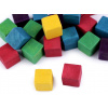 Dřevěné kostky 15x15 mm Varianta: 2 multikolor, Balení: 20 ks Dřevěné kostky 15x15 mm Varianta: 2 multikolor, Balení: 20 ks
